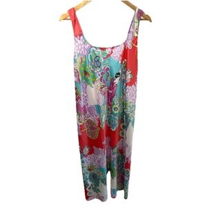 NATORI GEISHA GIRL KYOTO BOTANICAL BABYDOLL REGENCY CORE MAXI SLIP DRESS Sz XL